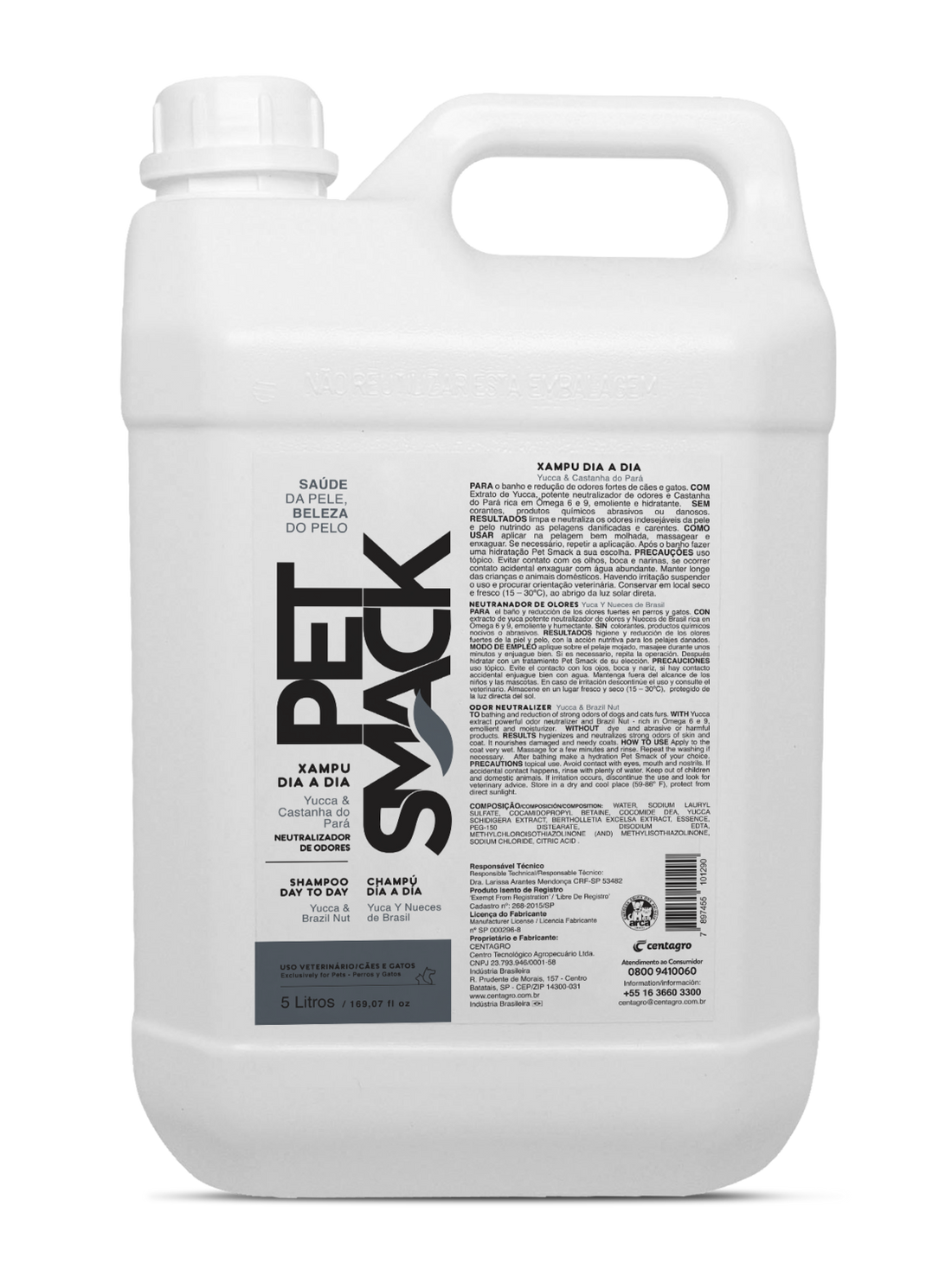 PetSmack Shampoo Dia a Dia 5L