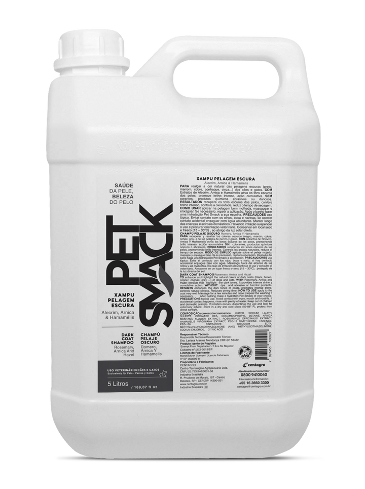 PetSmack Shampoo Pelaje Oscuro 5L