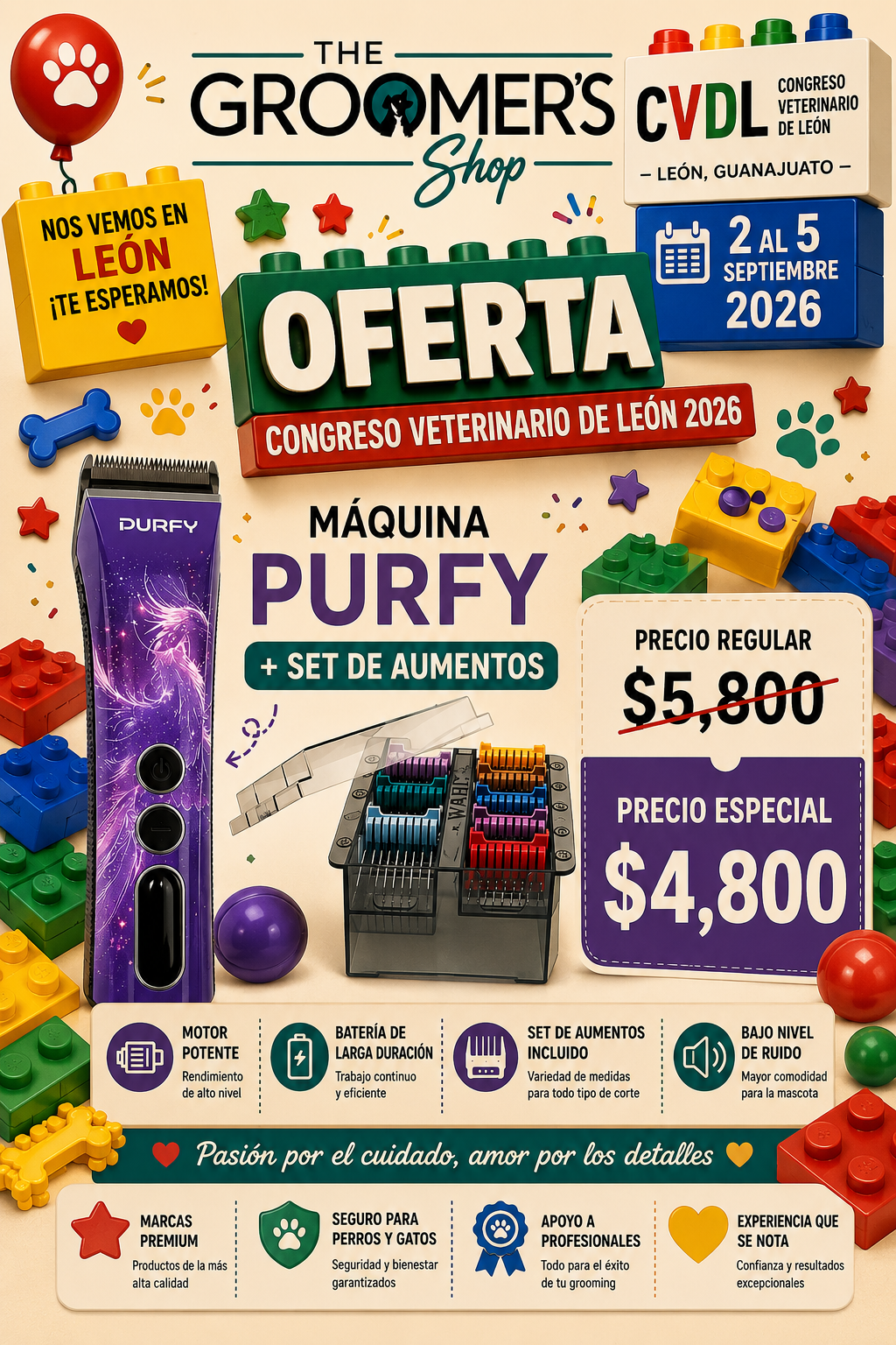 Oferta Purfy 5-in-1 + Guide Comb