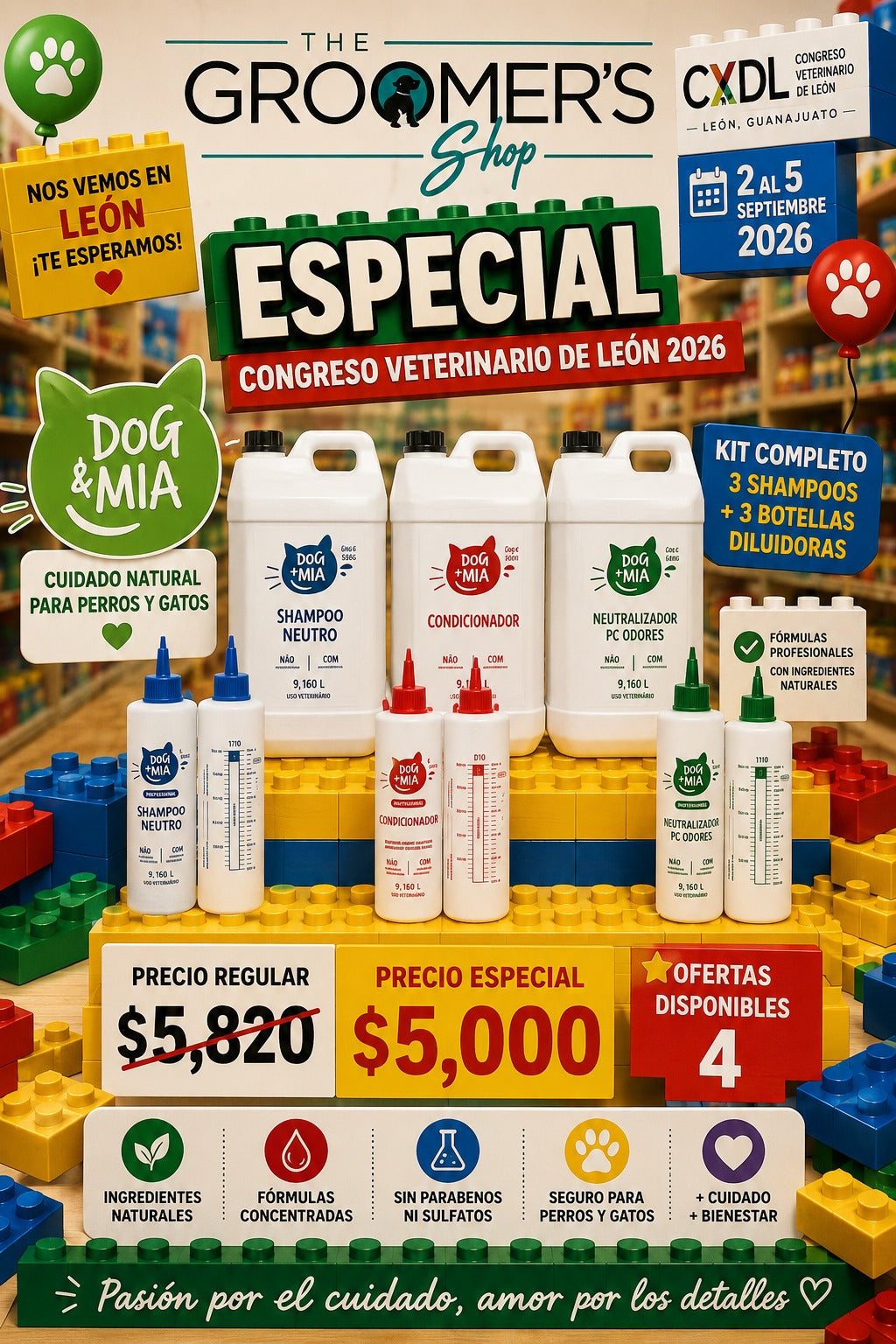 Oferta Dog & Mia 5L