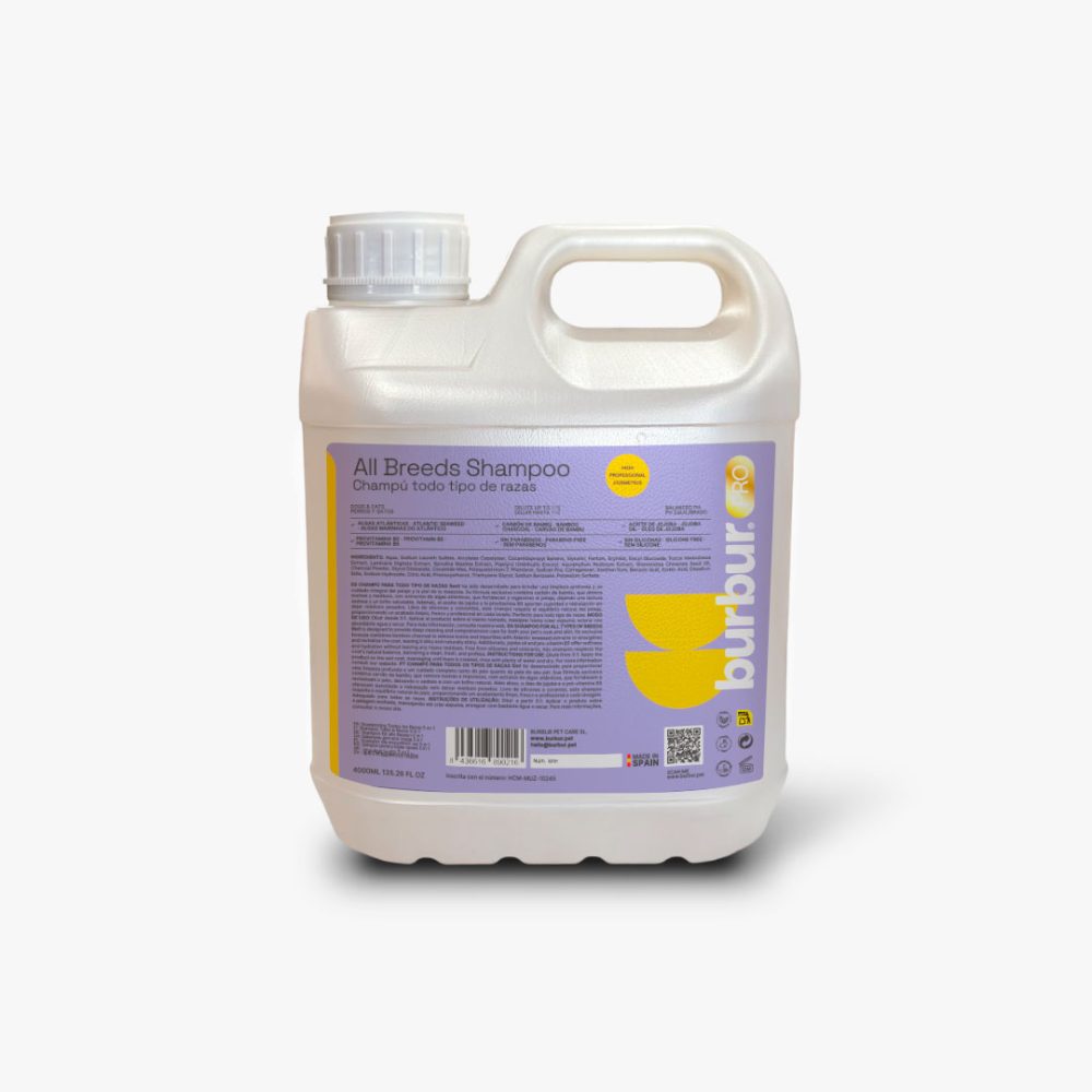 BURBURPRO CHAMPÚ PARA TODAS LAS RAZAS 5en1 3800ml