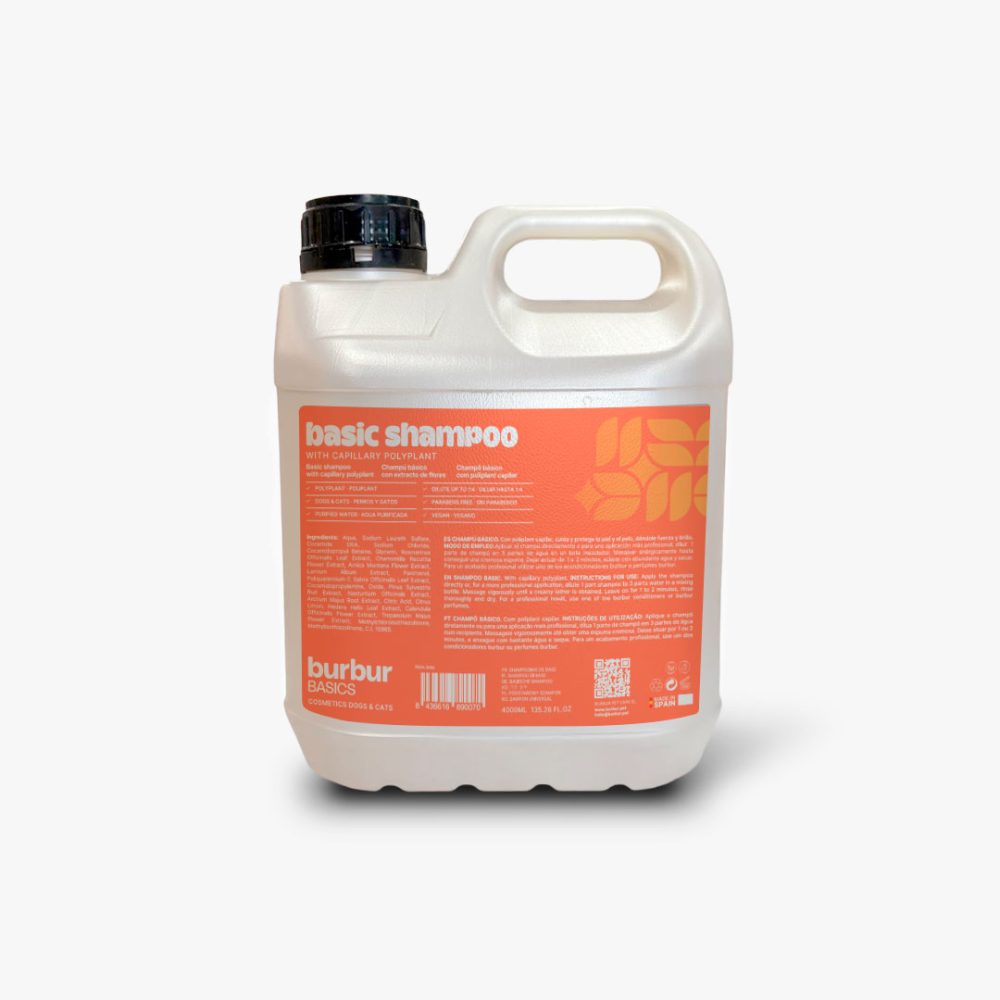 BURBUR BASICS CHAMPÚ PARA TODAS LAS RAZAS 5L